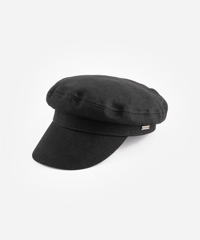 Black cap on a light gray background #color_black