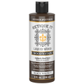 Retique It Liquid Wood Wood'n Stain in Black Walnut, 8 oz bottle, showcasing dark walnut wood stain for furniture and crafts.