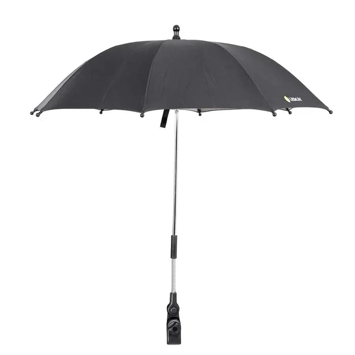Littleife Buggy Parasol in black opened out