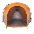 Littlelife family beach shelter erected and showing the  internal space through the front entrance