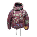 LOEWE BROWN PUFFER JACKET WITH REMOVABLE HOOD - SIZE 34