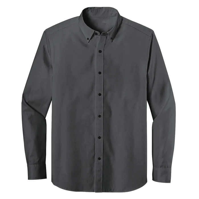 Long Sleeve Button-Down Polo (LL09)