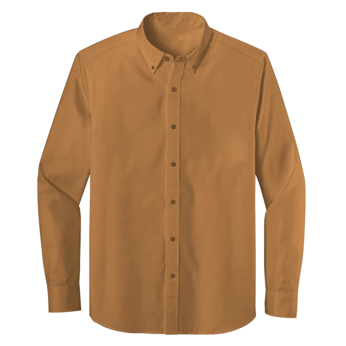 Long Sleeve Button-Down Polo (LL09)