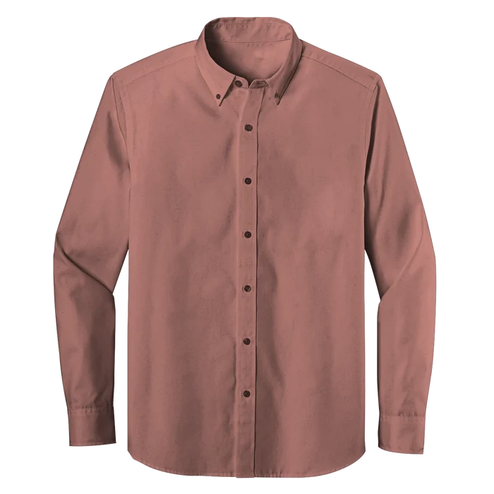 Long Sleeve Button-Down Polo (LL09)
