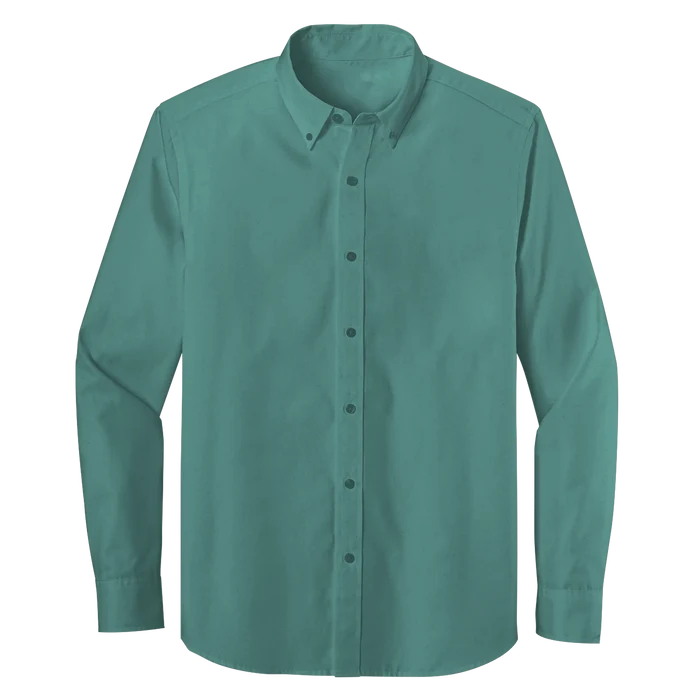 Long Sleeve Button-Down Polo (LL09)