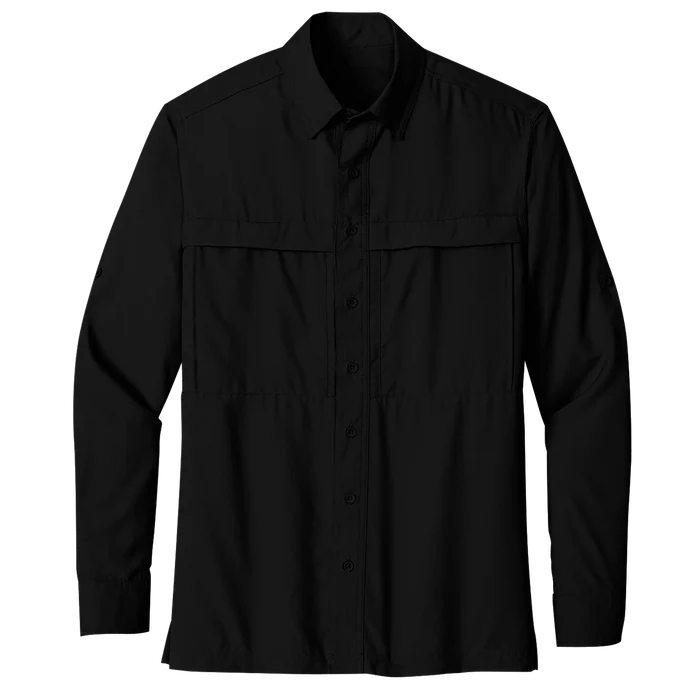 Long Sleeve Double Pocket Polo (LL12)