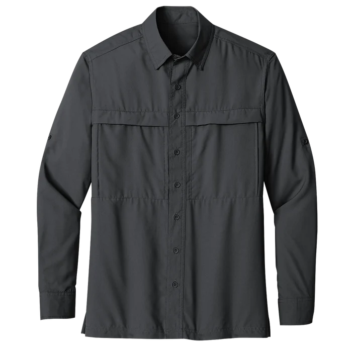 Long Sleeve Double Pocket Polo (LL12)