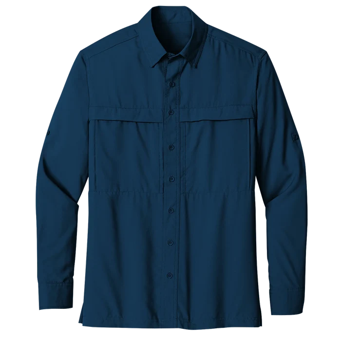 Long Sleeve Double Pocket Polo (LL12)