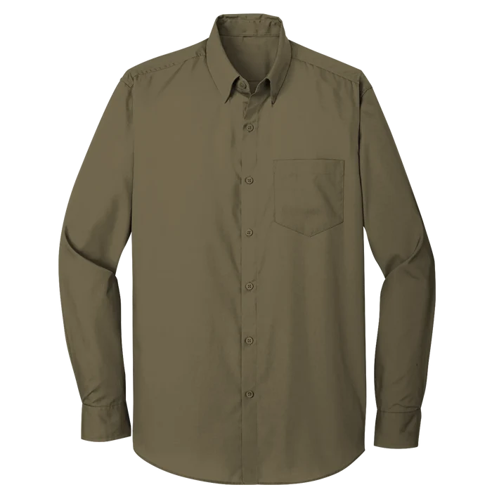 Long Sleeve One Pocket Polo (LL10)