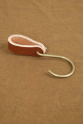 Lostine Home Objects Ludlow Leather Hooks Tan