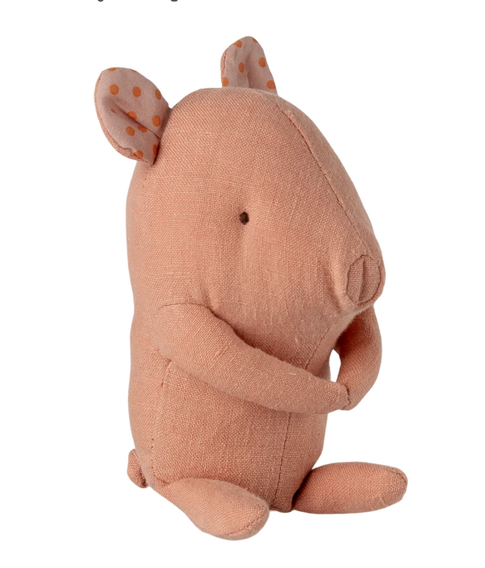lullaby friends - pig, mini rose