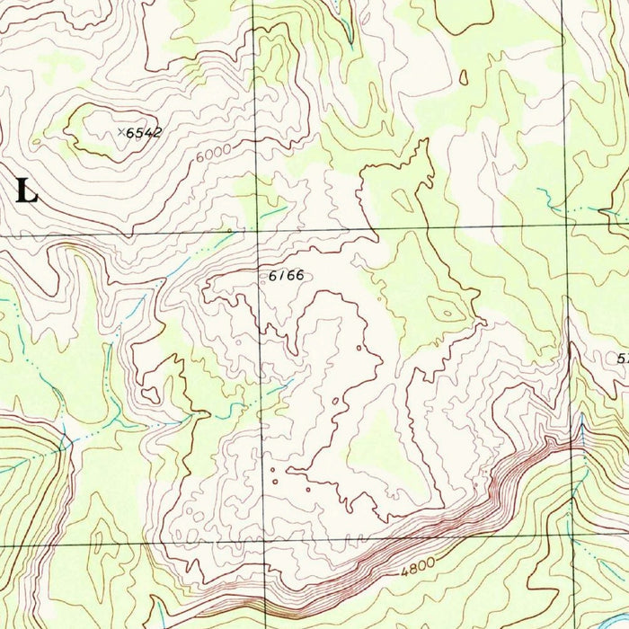 Map of Springdale, Utah by USGS, 1997 – Zion National Park, Virgin River & Zion Canyon