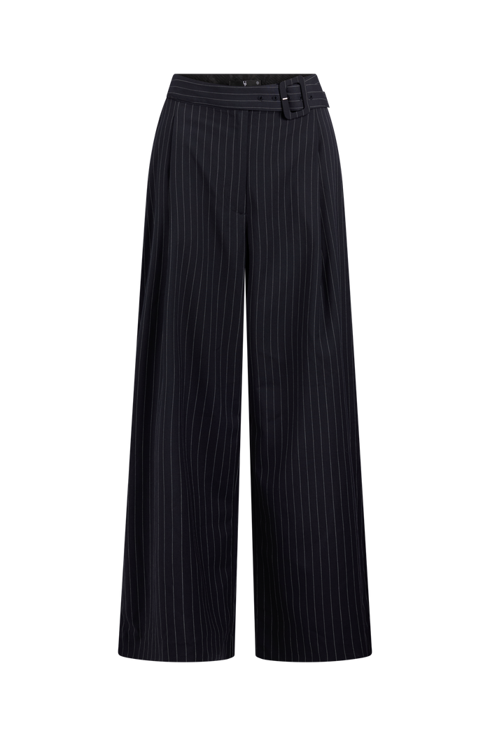 Urban Pioneers Female Margaret Pants PANTS DARK NAVY PINSTRIPE