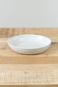 WRF Lab Ceramics Home Kitchen Dishware Medium Coupe Plate White / 9" Dia X 2" H
