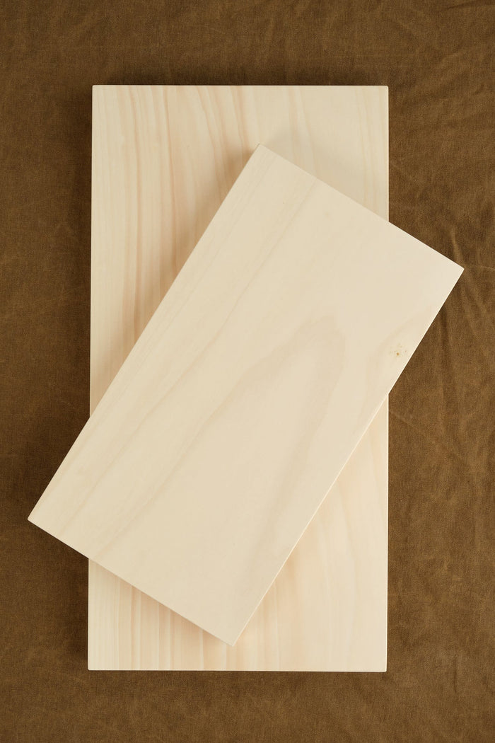 Woodpecker Home Kitchen Cutting Boards Medium Rectangle Ginkgo Chopping Board Gingko Wood / 13" W X 7" L X 1" H
