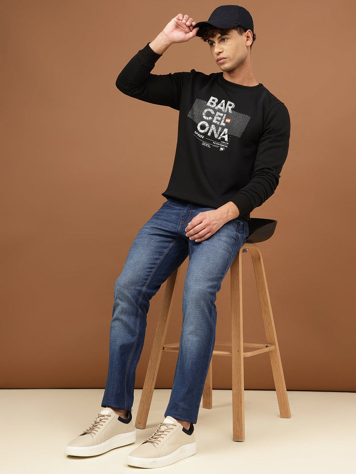 men-black-crew-neck-sweatshirt-rlaw23ss-0103-black