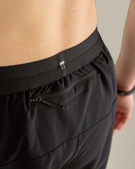 Men's Black 5" DS Running Shorts