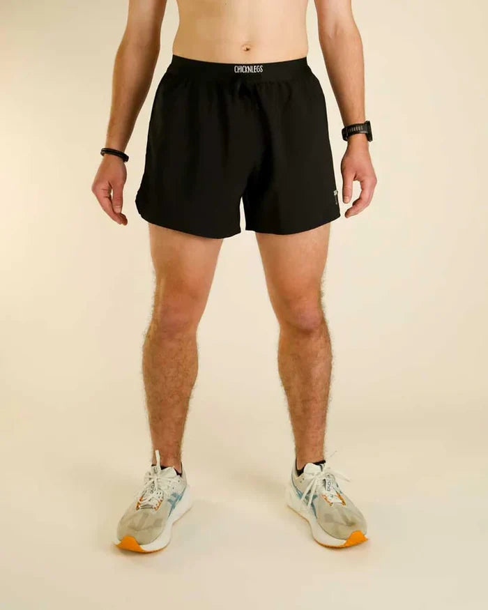 Men's Black 5" DS Running Shorts