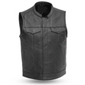 Men's Blaster Leather Vest: Step out in biker style with our Men's Blaster Leather Vest