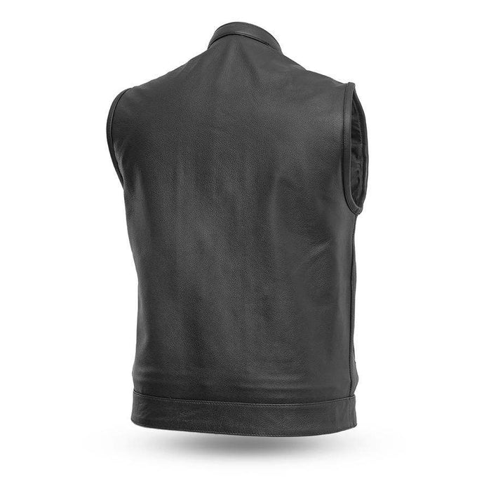 Men's Blaster Leather Vest: Step out in biker style with our Men's Blaster Leather Vest