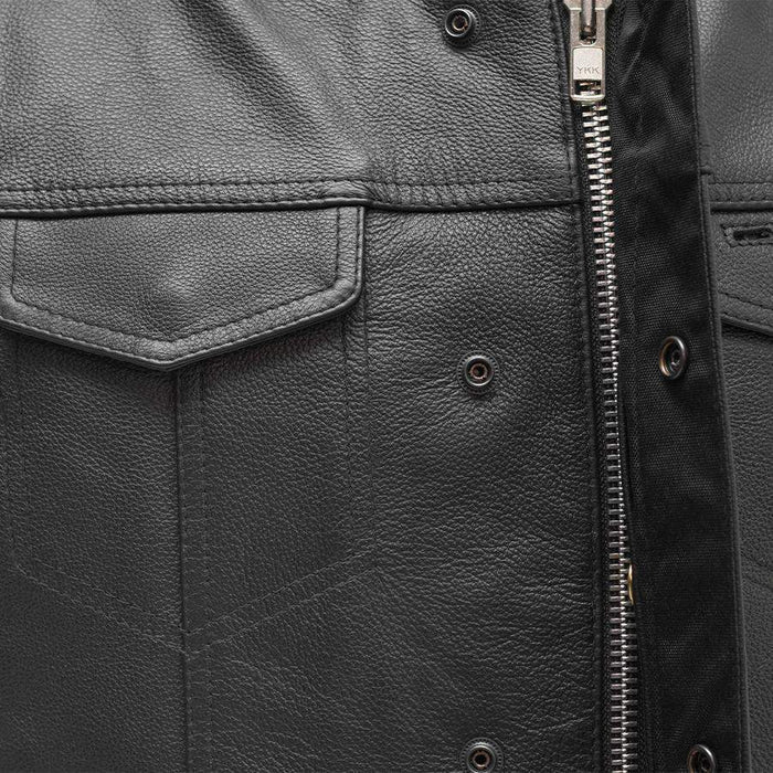 Men's Blaster Leather Vest: Step out in biker style with our Men's Blaster Leather Vest