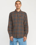Mens Caden Plaid Long Sleeve Shirt