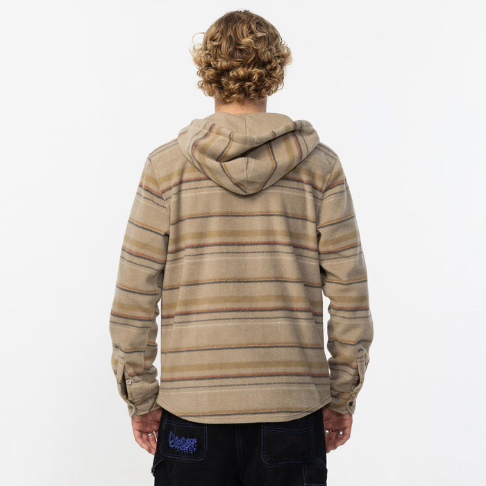 Men's Canyons Hooded Superfleece - Khaki