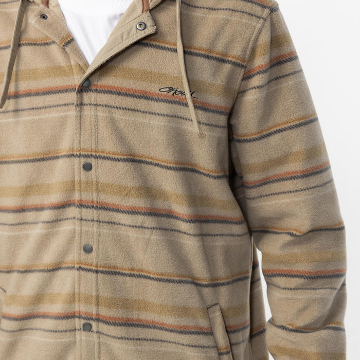 Men's Canyons Hooded Superfleece - Khaki