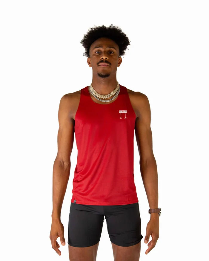 Men's Cardinal Red Performance Singlet