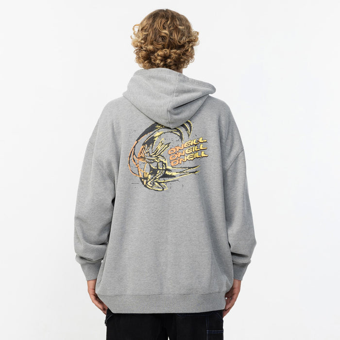 Men's Circle Freak Hoodie - Grey Marle