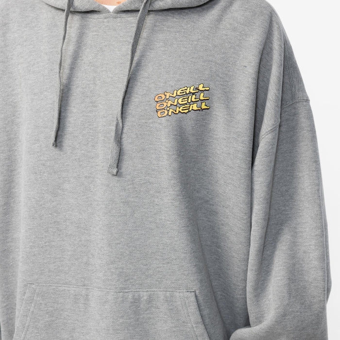 Men's Circle Freak Hoodie - Grey Marle