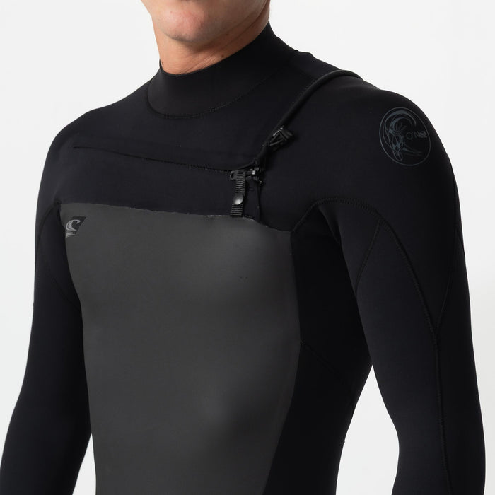Men's Defender 3/2mm Steamer Chest Zip - Black