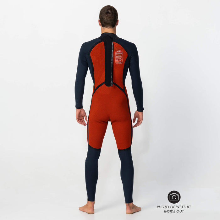 Men's Defender 4/3mm Steamer Back Zip - Black