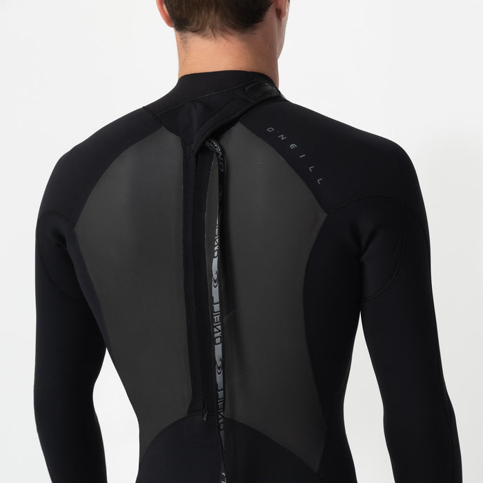 Men's Defender 4/3mm Steamer Back Zip - Black