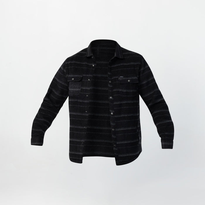 Men's Glacier High Pile Overshirt Superfleece - Black