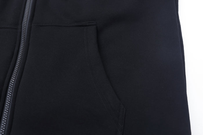 Men's Heavy Fur Lined Sweatshirt Grey Fur