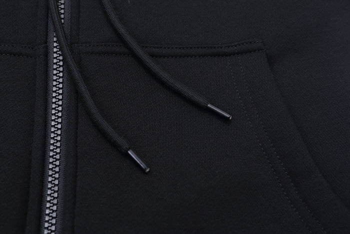 Men's Heavy Fur Lined Sweatshirt Grey Fur