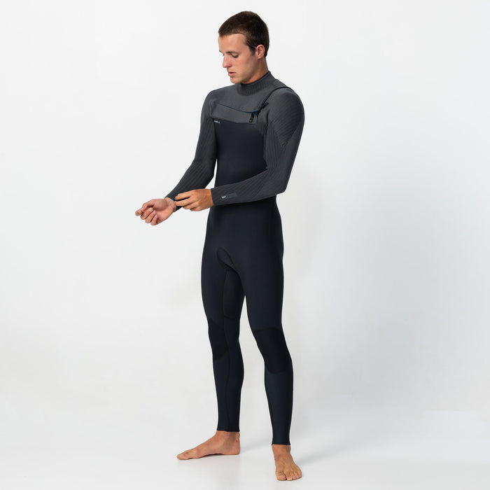 Men's HyperFreak 4/3+mm Steamer Chest Zip - Tempered Steel