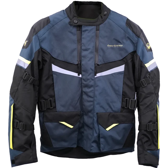 Men’s Kraken Adventure Jacket – Black / Blue