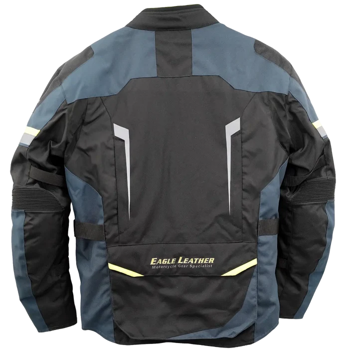 Men’s Kraken Adventure Jacket – Black / Blue