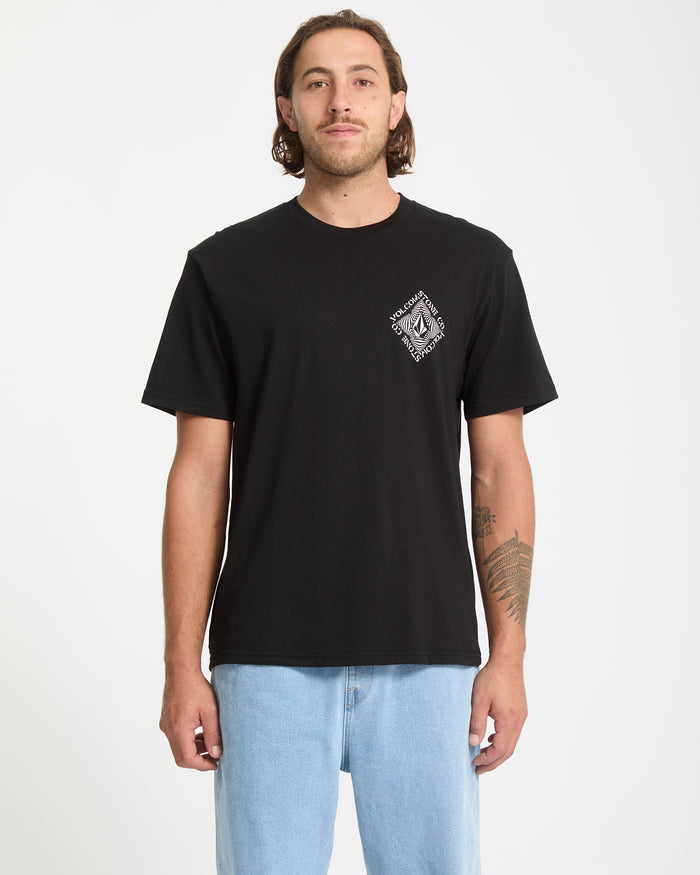 Mens Obtical Basic Short Sleeve Tee