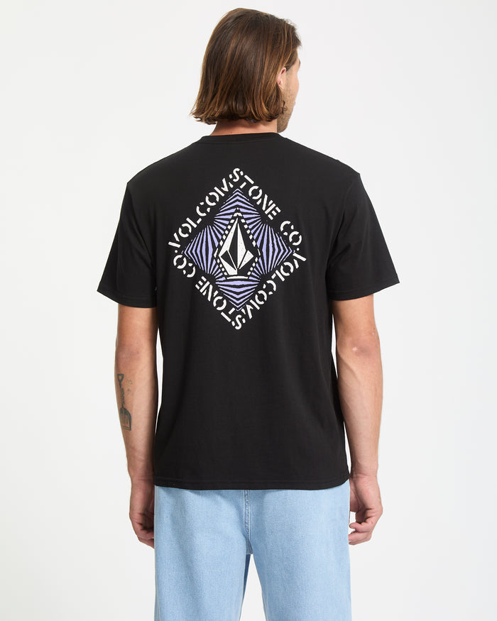 Mens Obtical Basic Short Sleeve Tee