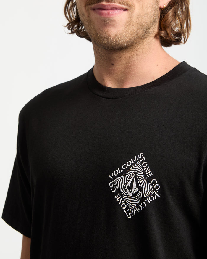 Mens Obtical Basic Short Sleeve Tee