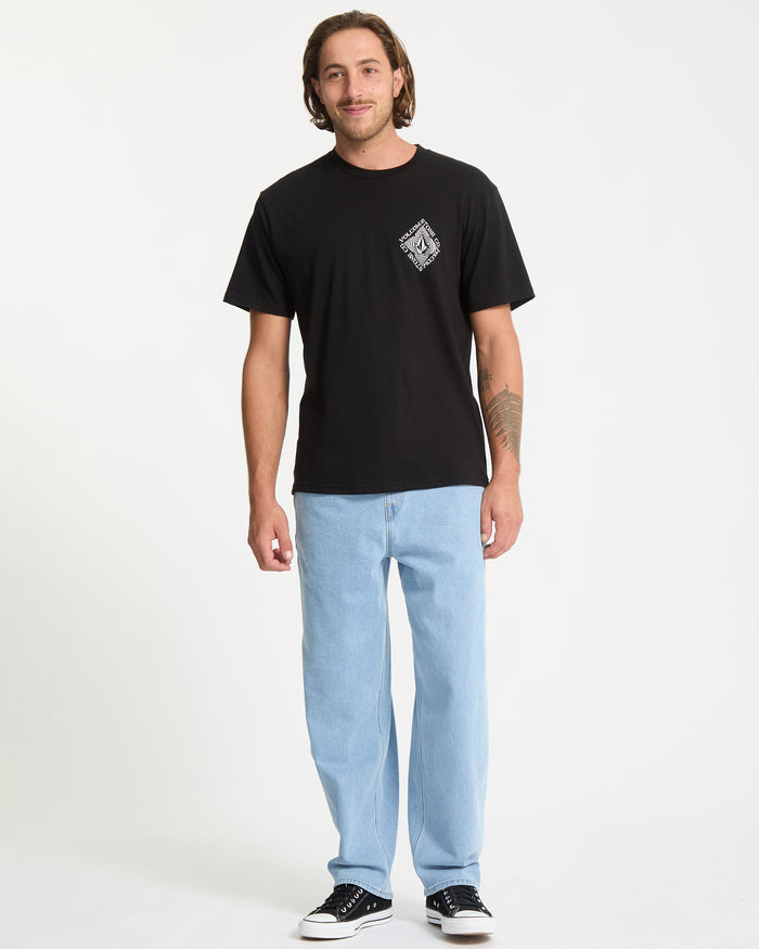 Mens Obtical Basic Short Sleeve Tee