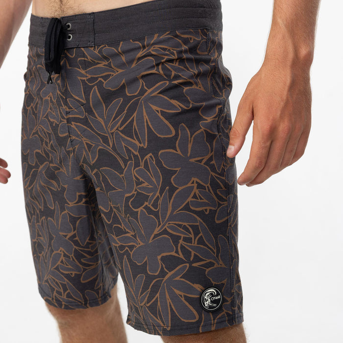 Men's OG Print 19" Boardshorts - Graphite