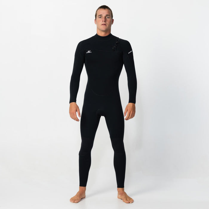Men's Reactor GBS 4/3mm Steamer Chest Zip - Black