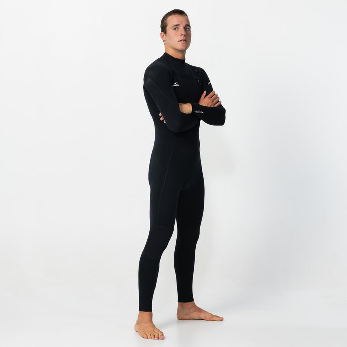 Men's Reactor GBS 4/3mm Steamer Chest Zip - Black