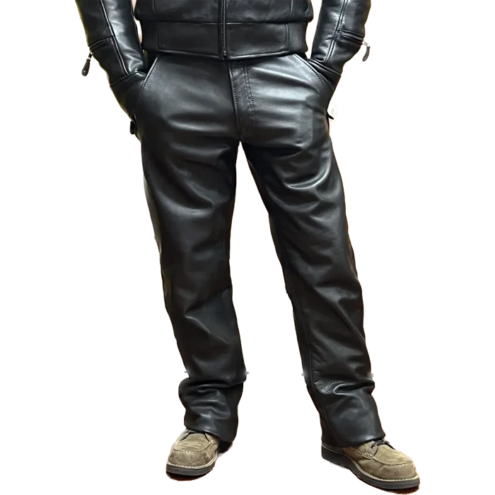Mens Slasher Leather Overpants