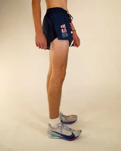 Men's USA Eagle 2" DS Split Shorts