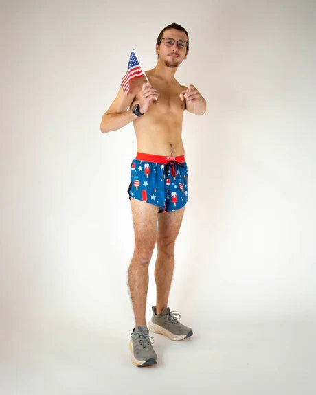 Men's USA Popsicles 2" DS Split Shorts